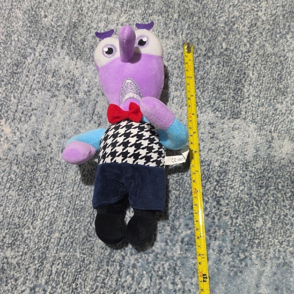 Colorful Plush Toy with Red Bow Tie - Picture 3 of 3